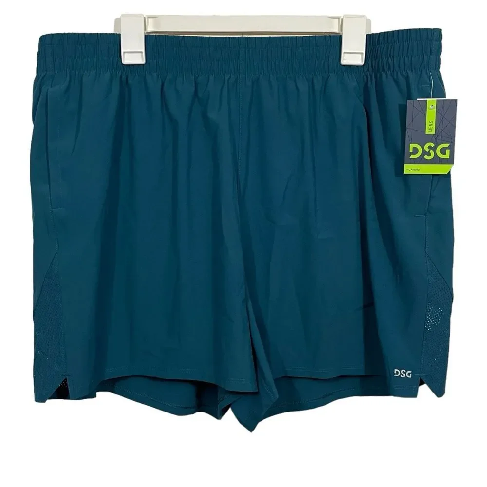 NWT DSG Teal Lined Athletic Running Shorts